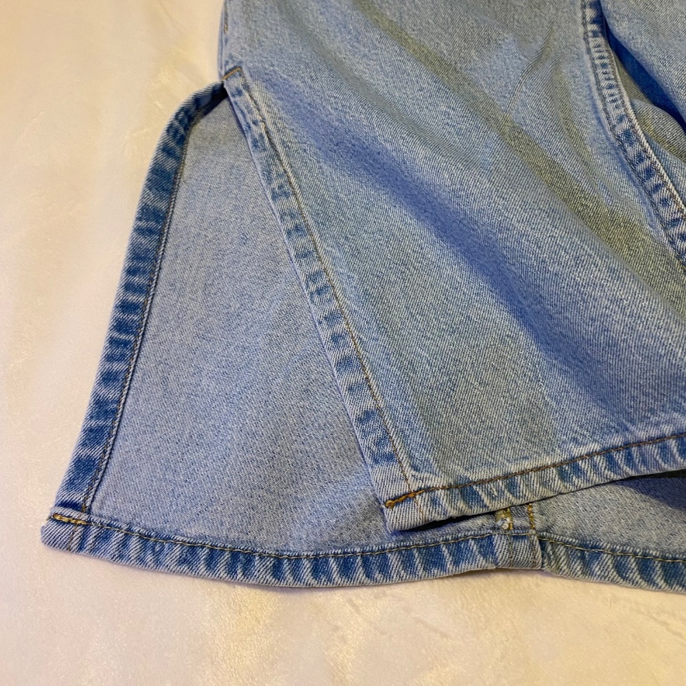 Levi's Premium Type 1 Jeans Skirt - size 27 - Picture 8 of 15